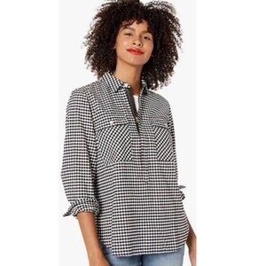 J.Crew Mercantile Women's Half-Zip Pullover Shirt Jacket NWOT